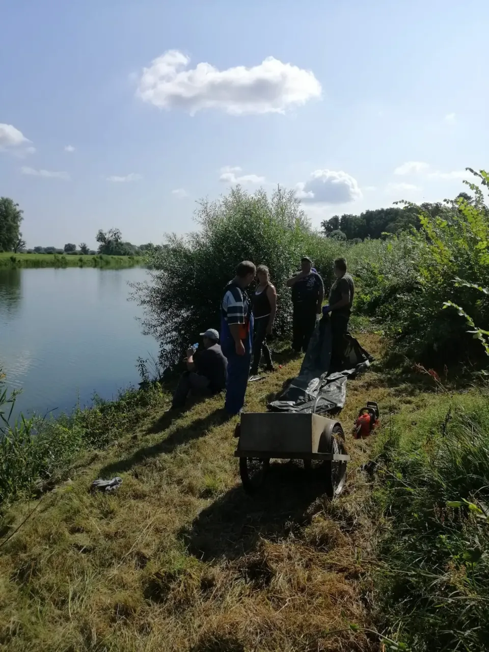 Viel Arbeit am Fleischerwerder