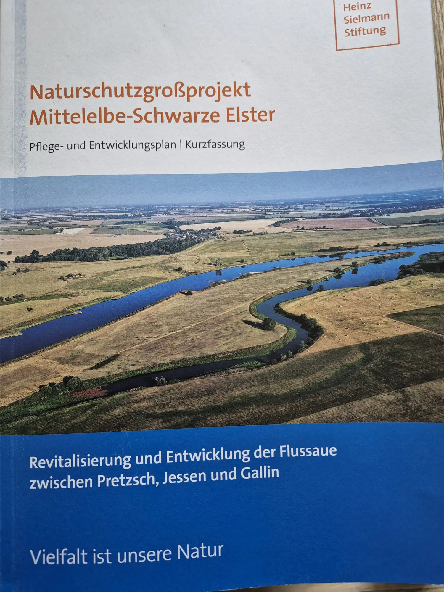Die Kurzfassung des Pflege- und Entwicklungsplans des Naturschutzgroßprojekts Mittelelbe-Schwarze Elster