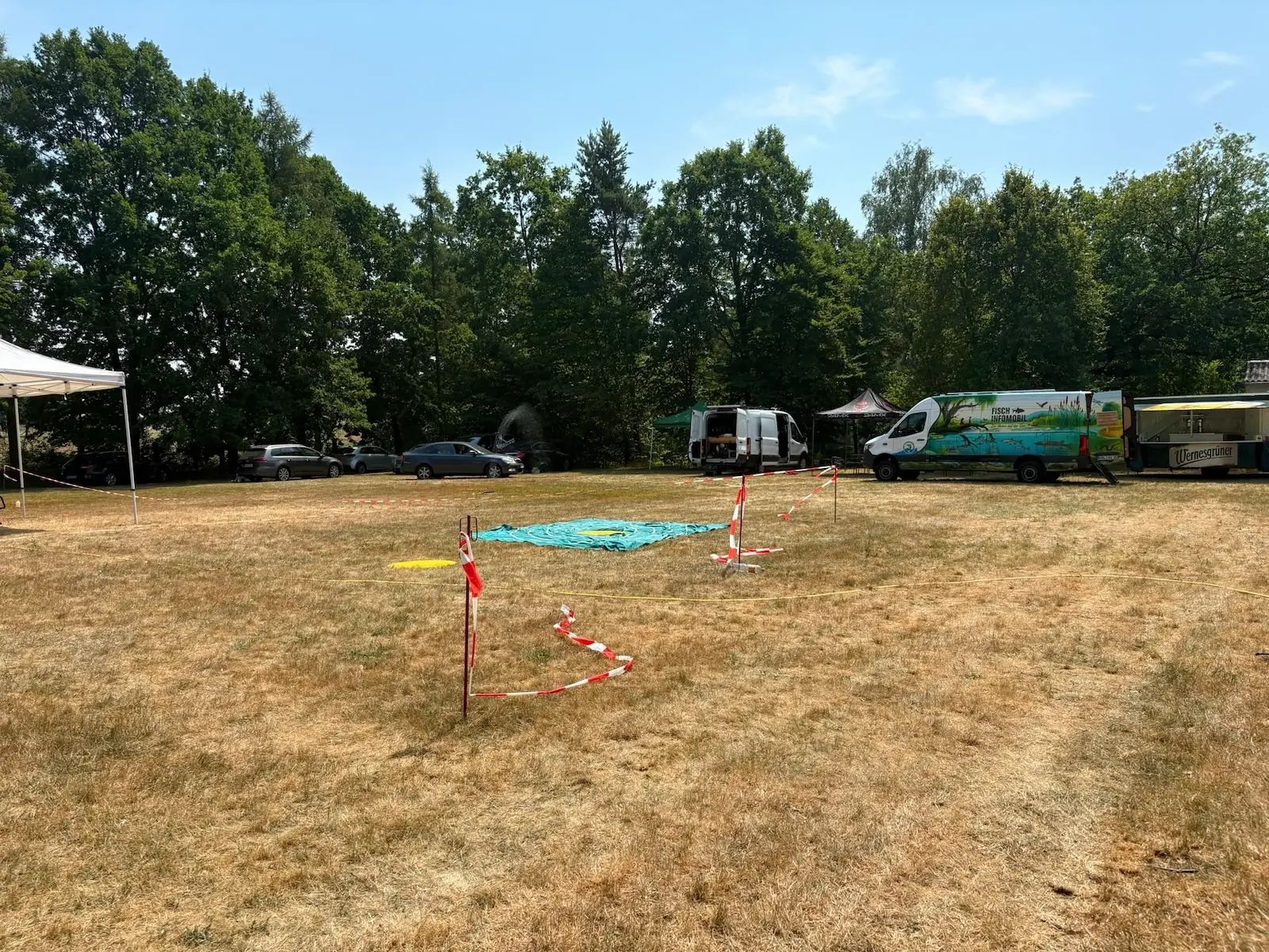 Vorbereitungen und Aufbau des Camps